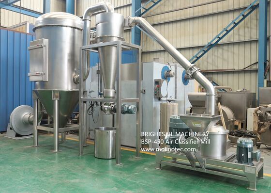 BSP AIR CLASSIFIER MILL METAL OXIDE AIR CLASSIFIER मिल मेटल ऑक्साइड ACM GGRINDER BRIGHTSAIL से