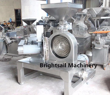 Ss304 चावल की भूसी क्षमता 700 किग्रा / एच पाउडर ग्राइंडर मशीन