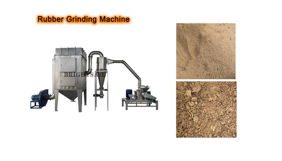 स्टेनलेस स्टील रबर कणों के पाउडर मशीन SUS304 2500 जाल 100 - 4000 Kg/H