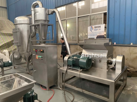 औद्योगिक स्टेनलेस स्टील जिंजर मोटा क्रशर में ग्रेन्युल मसाला मोटा पीसनेवाला